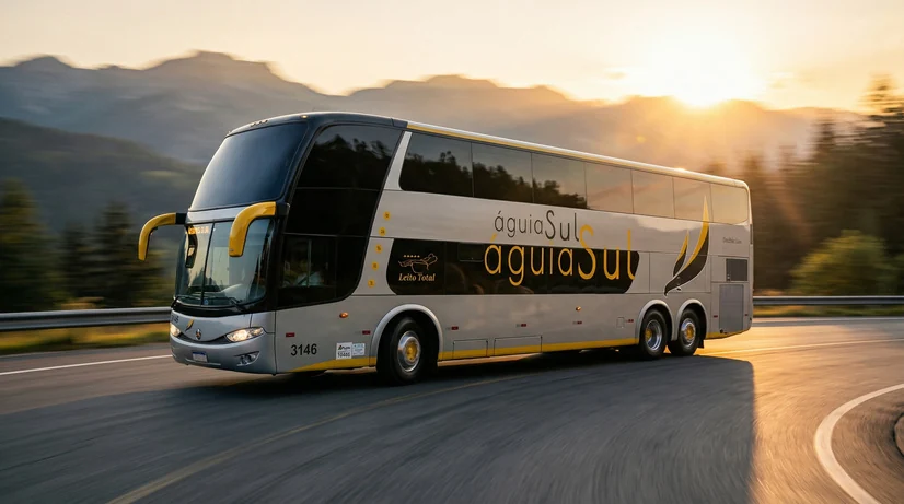 Ônibus G7 da Águia Sul Turismo